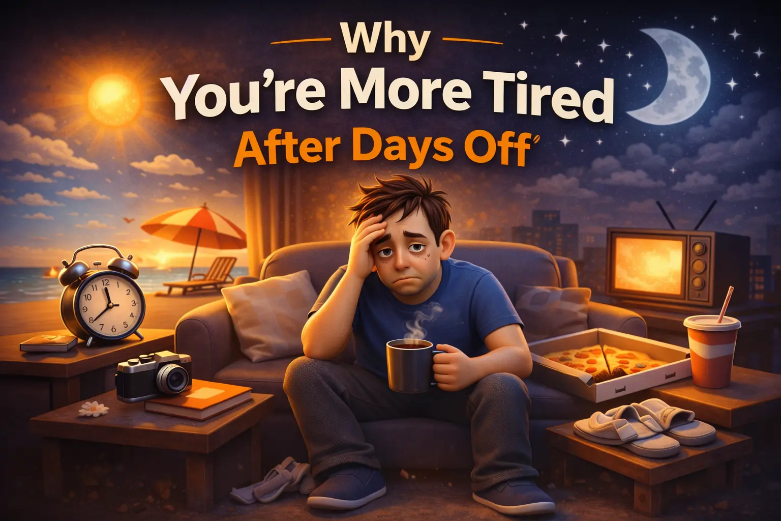 Why You’re More Tired After Days Off