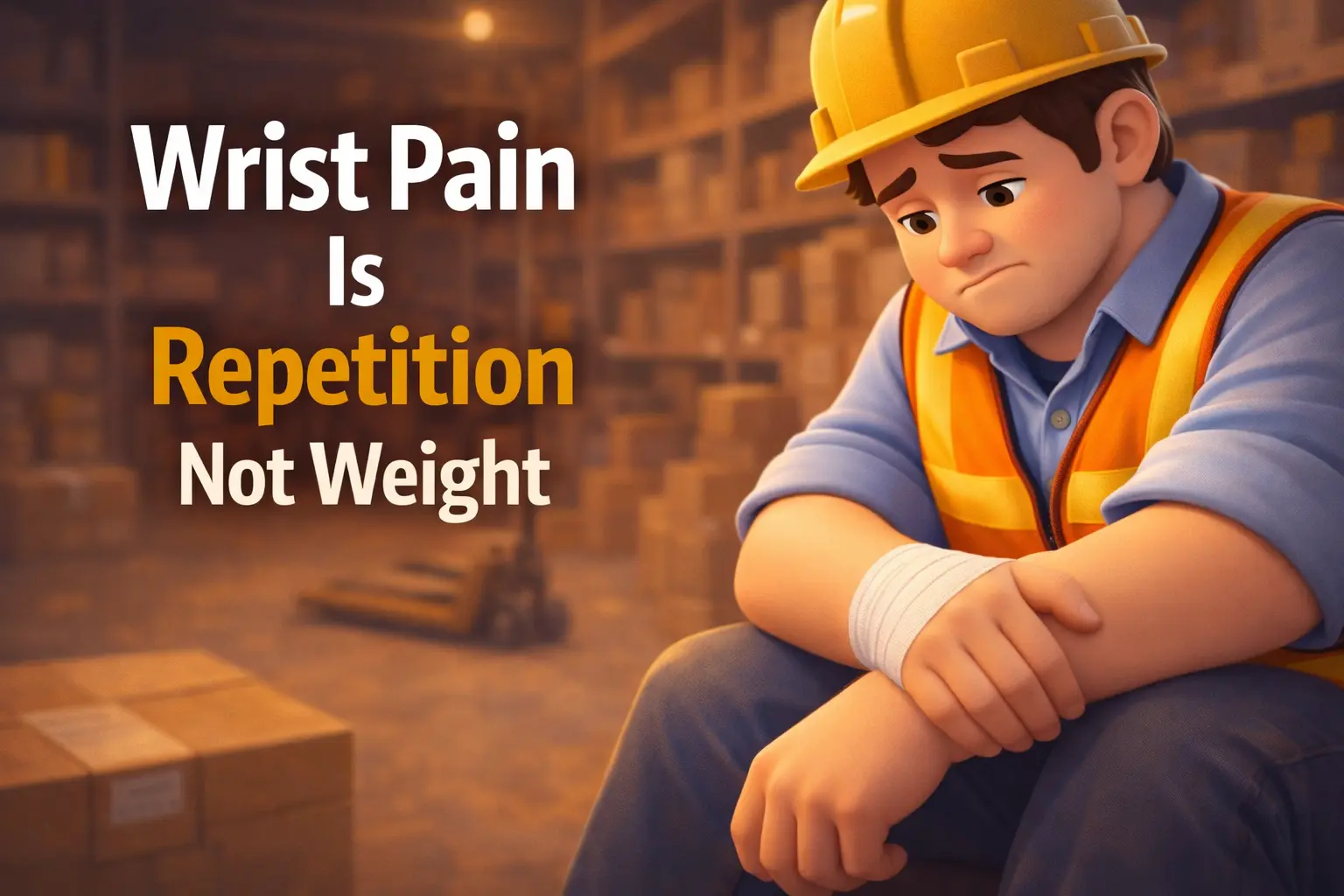 Wrist Pain From Repetition, Not Weight