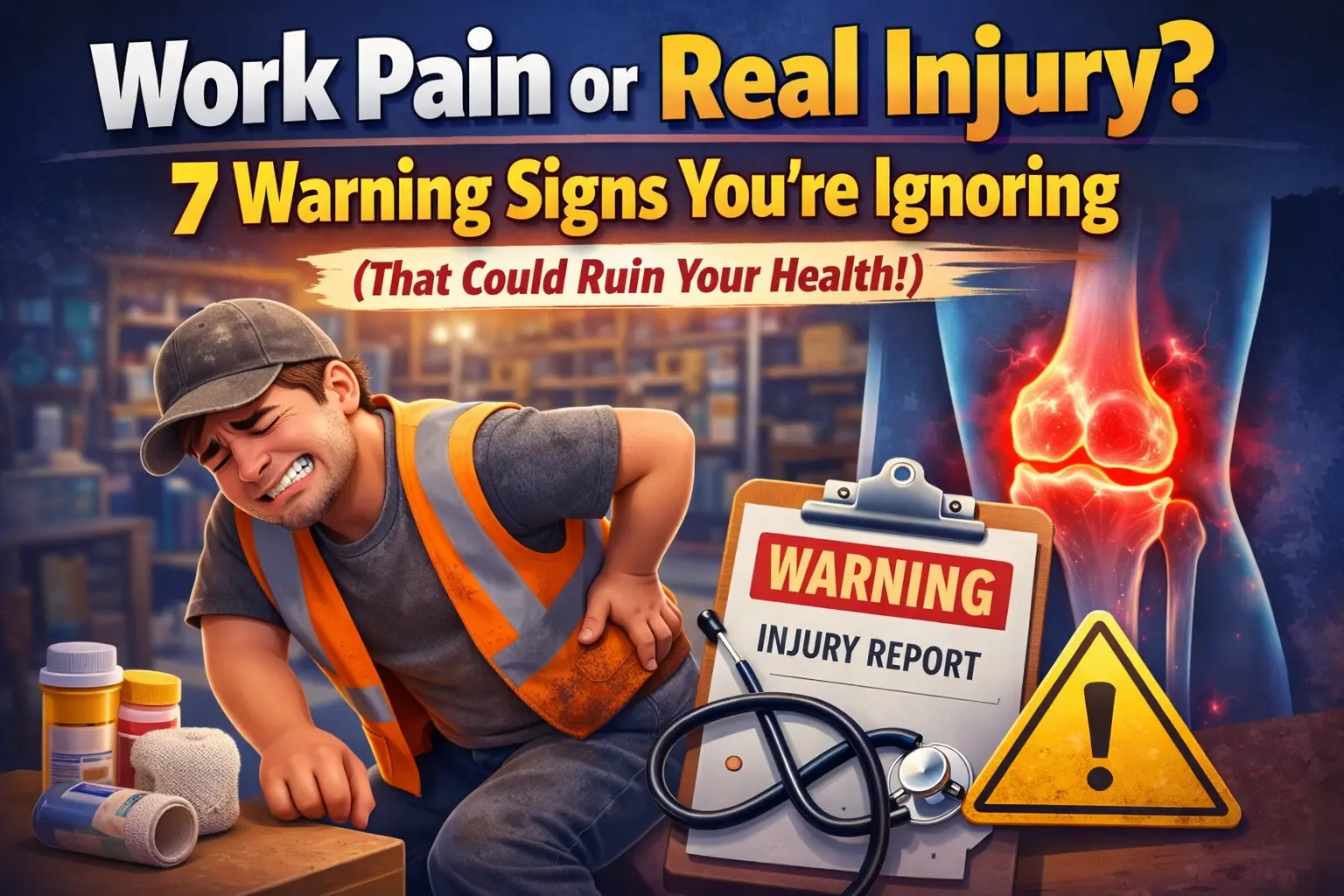 Why Young Workers Get Body Aches After Work So Fast (Warehouse/Construction) — 9 Causes + Fix Plan