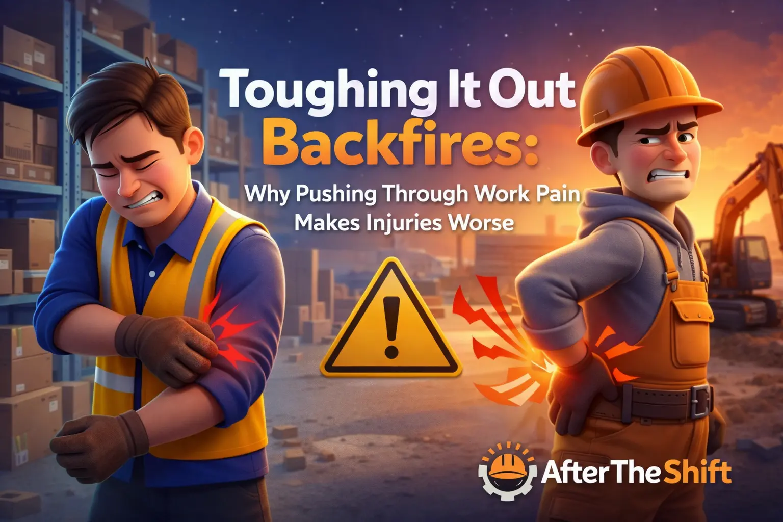 Toughing It Out Backfires: Why Pushing Through Work Pain Makes Injuries Worse (Warehouse & Construction)