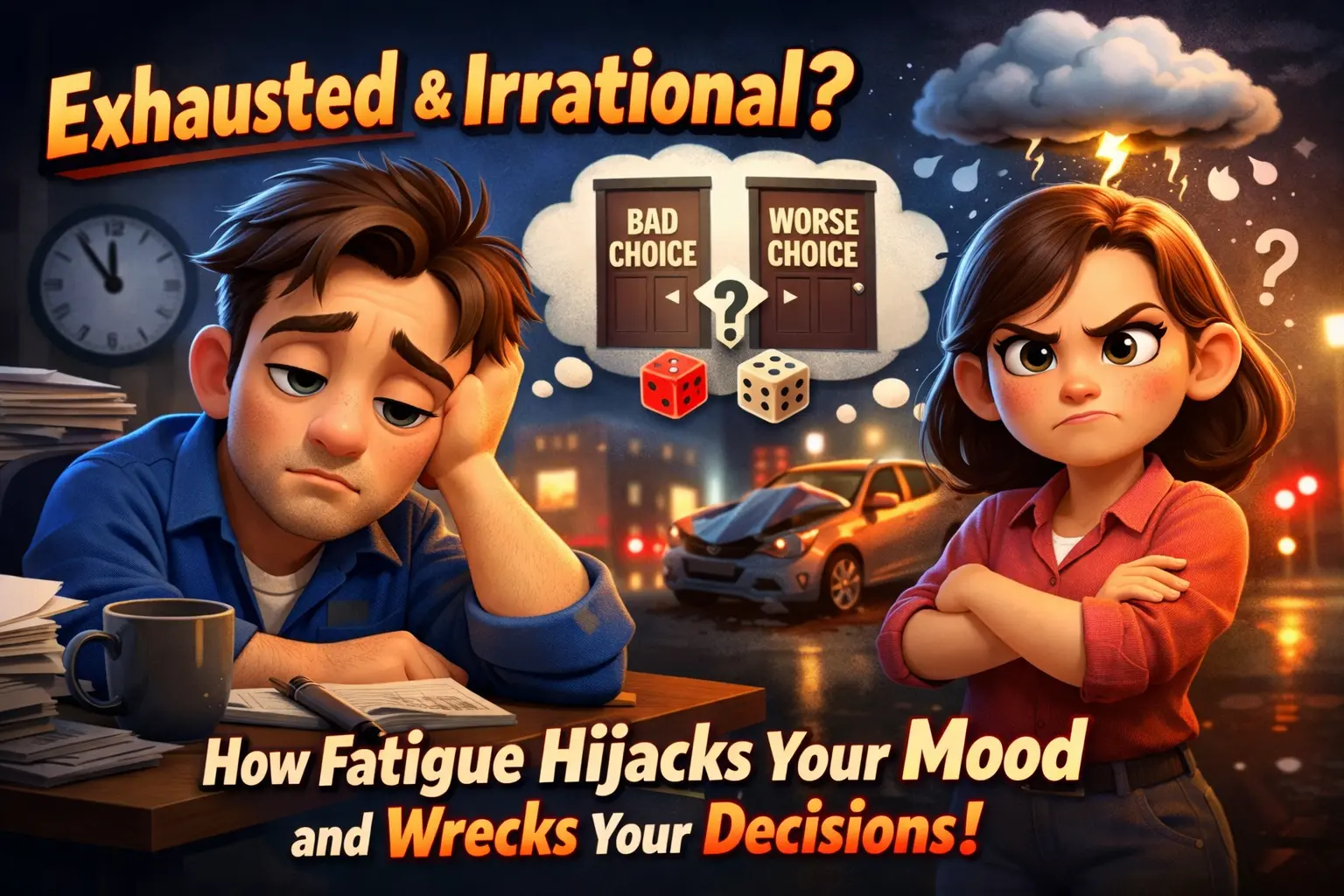 You’re Not “Overreacting” — Fatigue Is Hijacking Your Mood & Decisions (Shift Workers’ Fix Guide)