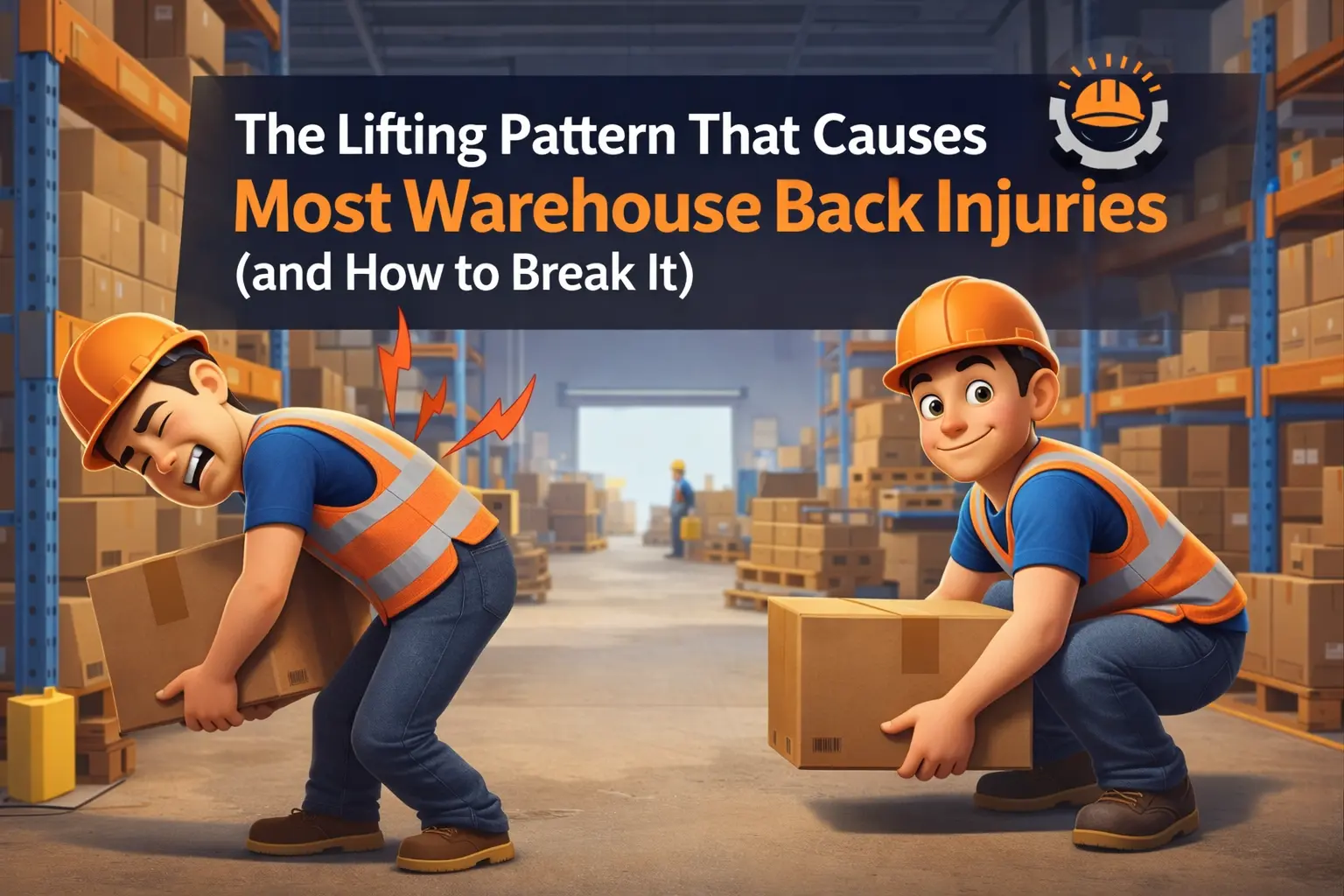 The Bend-Reach-Twist Lift Pattern Behind Most Warehouse Back Injuries (and How to Break It Fast)