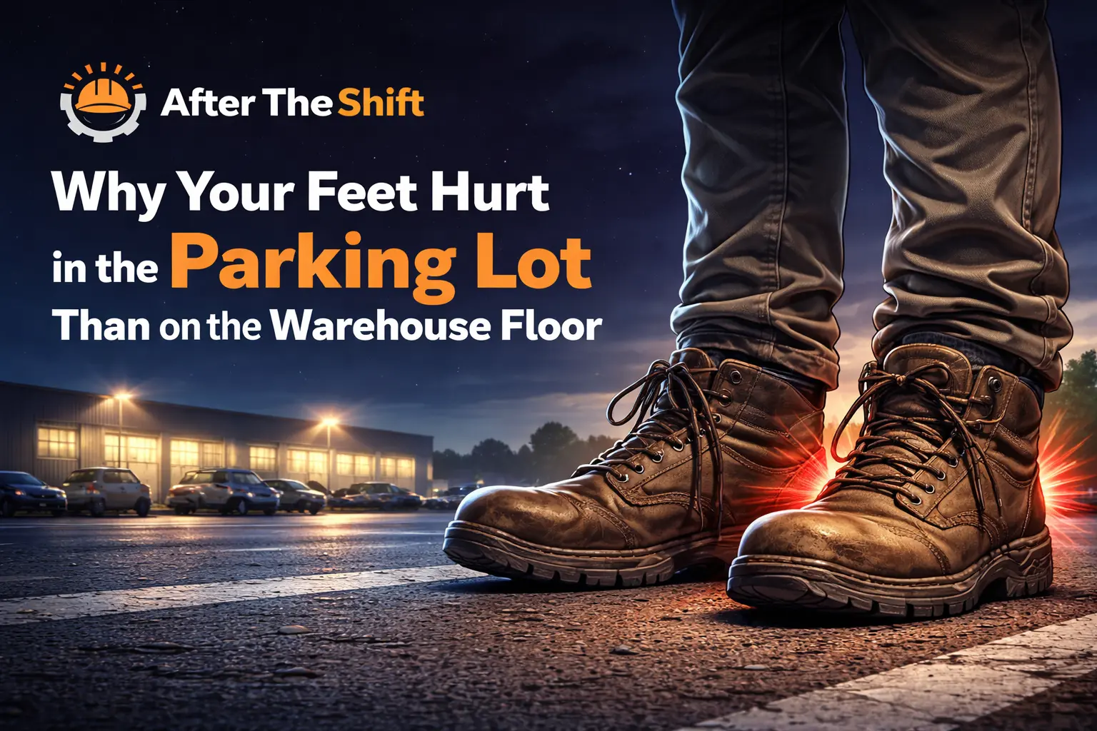 Why Your Feet Hurt Worse in the Parking Lot Than on the Warehouse Floor