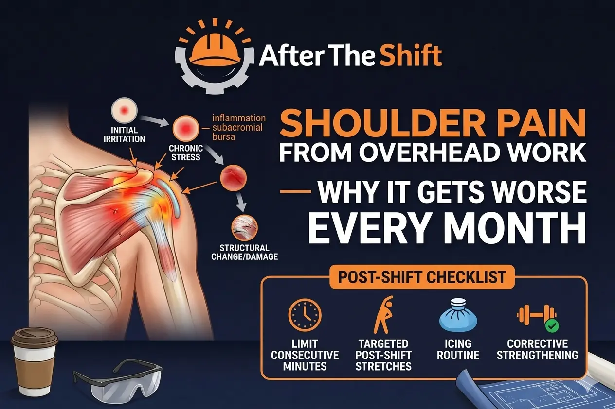 Shoulder Pain from Overhead Work — Why It Gets Worse Every Month
