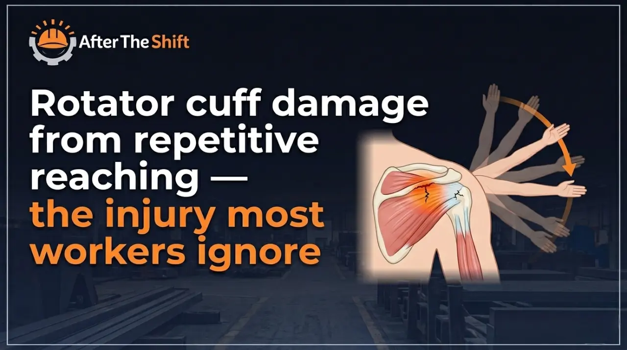 Rotator cuff damage from repetitive reaching — the injury most workers ignore